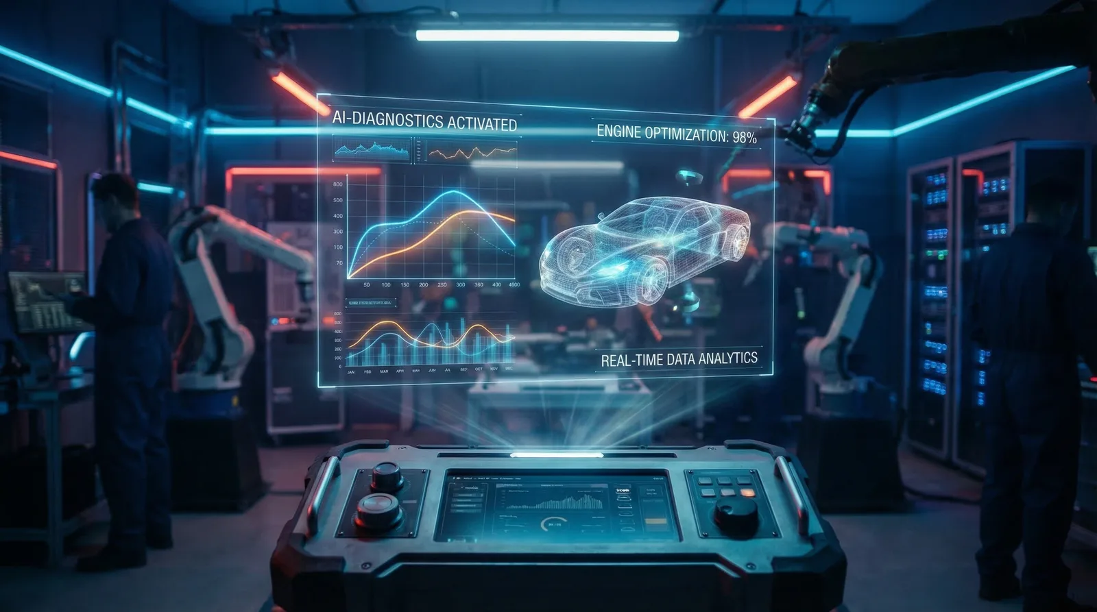 明星 AI修车改装智能诊断技术